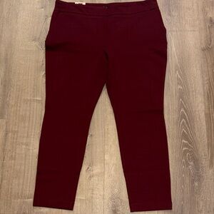 Dalia Deep Burgundy Trousers